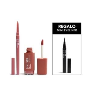 3INA Lip Combo 503: The Longwear Lipstick 503 + The Automatic Lip Pencil 503 + Eyeliner mini regalo